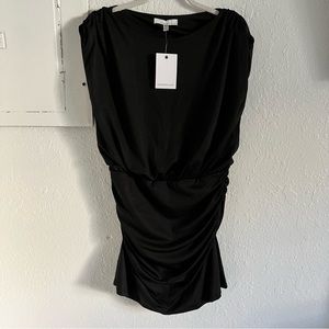 Black Ruched Dress